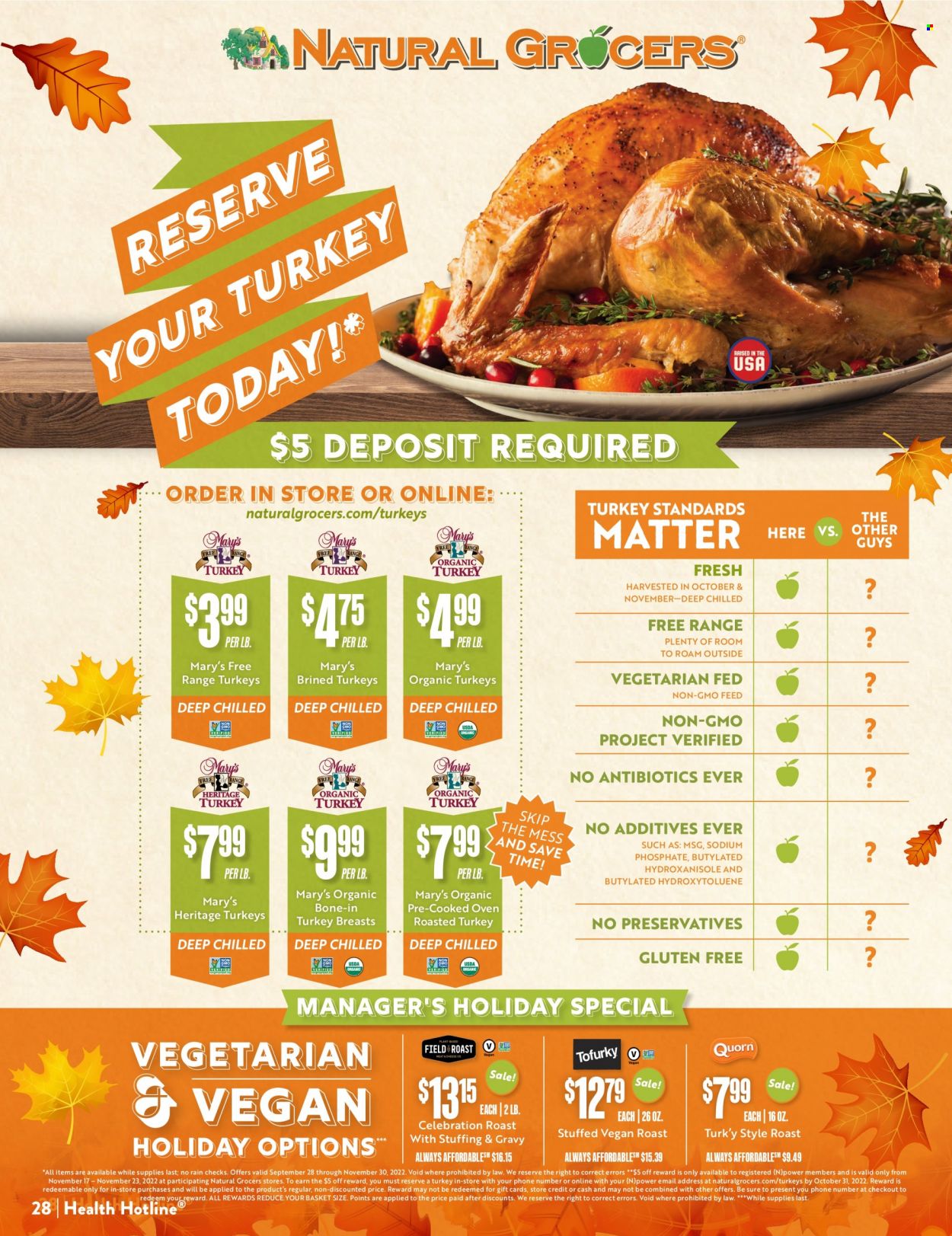 Natural Grocers Health Hotline® Magazine - November 2022 - Page 28