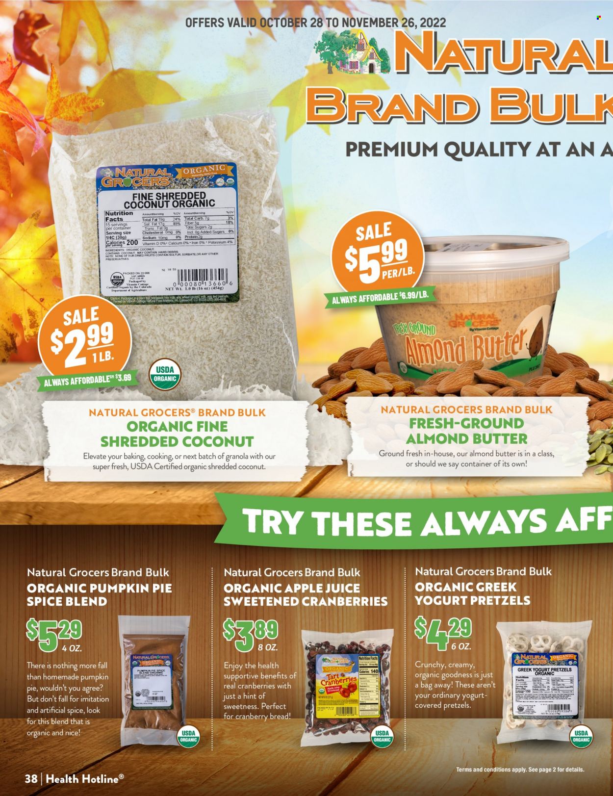 Natural Grocers Health Hotline® Magazine - November 2022 - Page 38