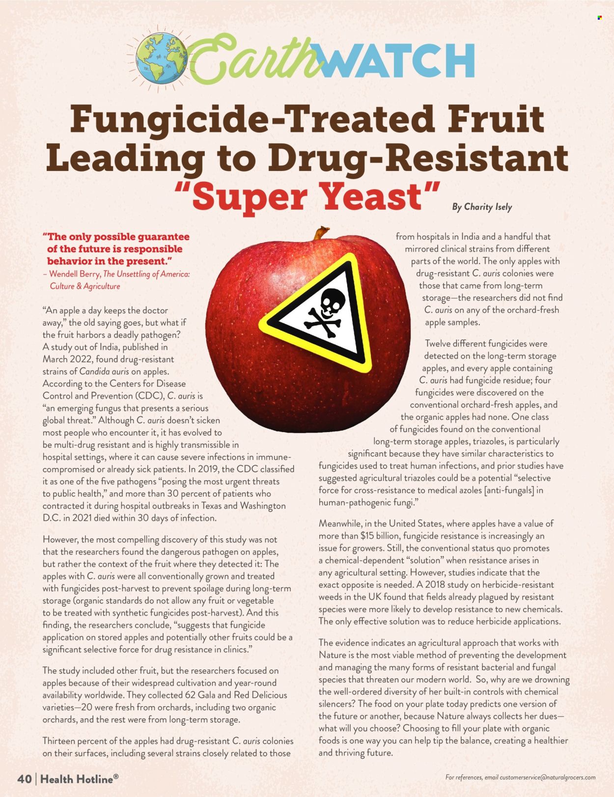Natural Grocers Health Hotline® Magazine - November 2022 - Page 40