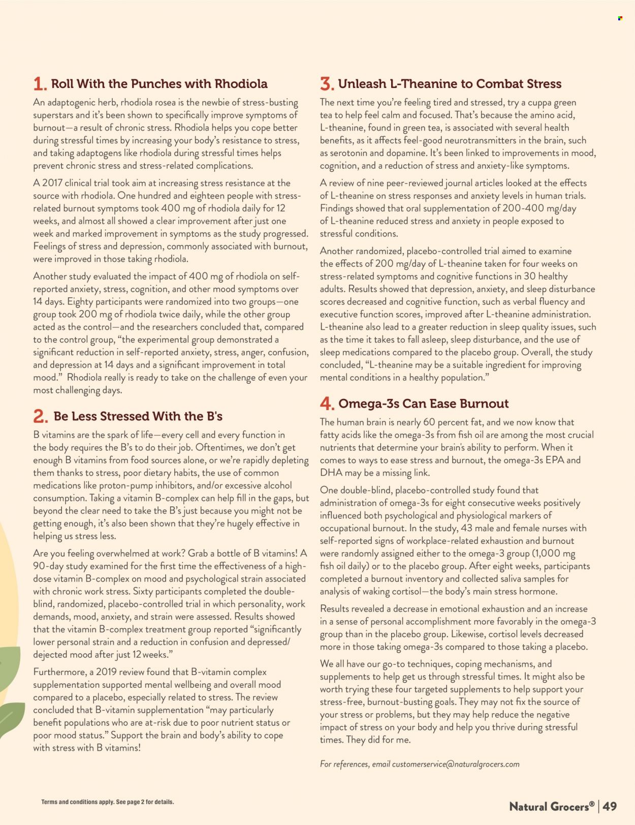 Natural Grocers Health Hotline® Magazine - November 2022 - Page 49
