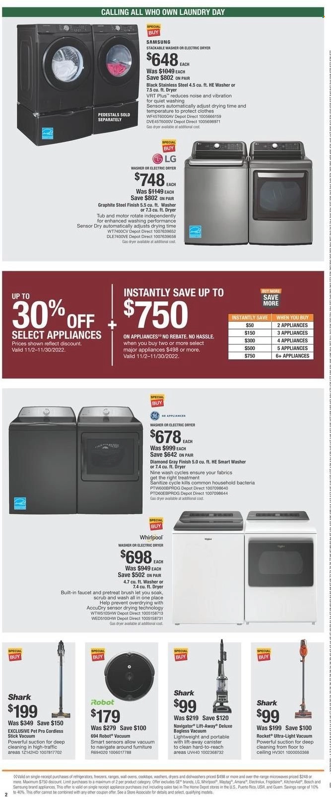 Home Depot Black Friday Ad - Page 2