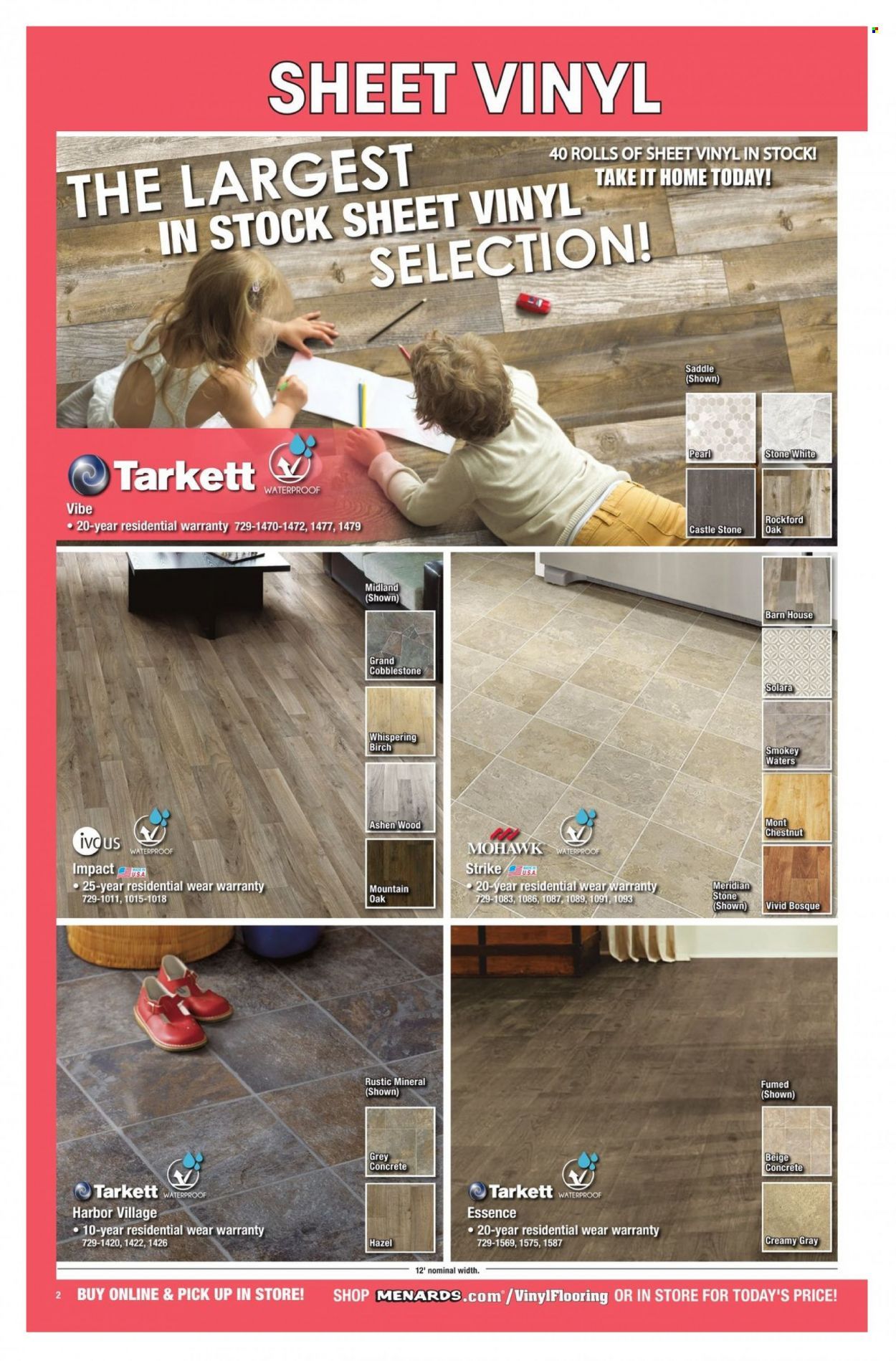 Menards Flooring Catalog 2023 - Page 2