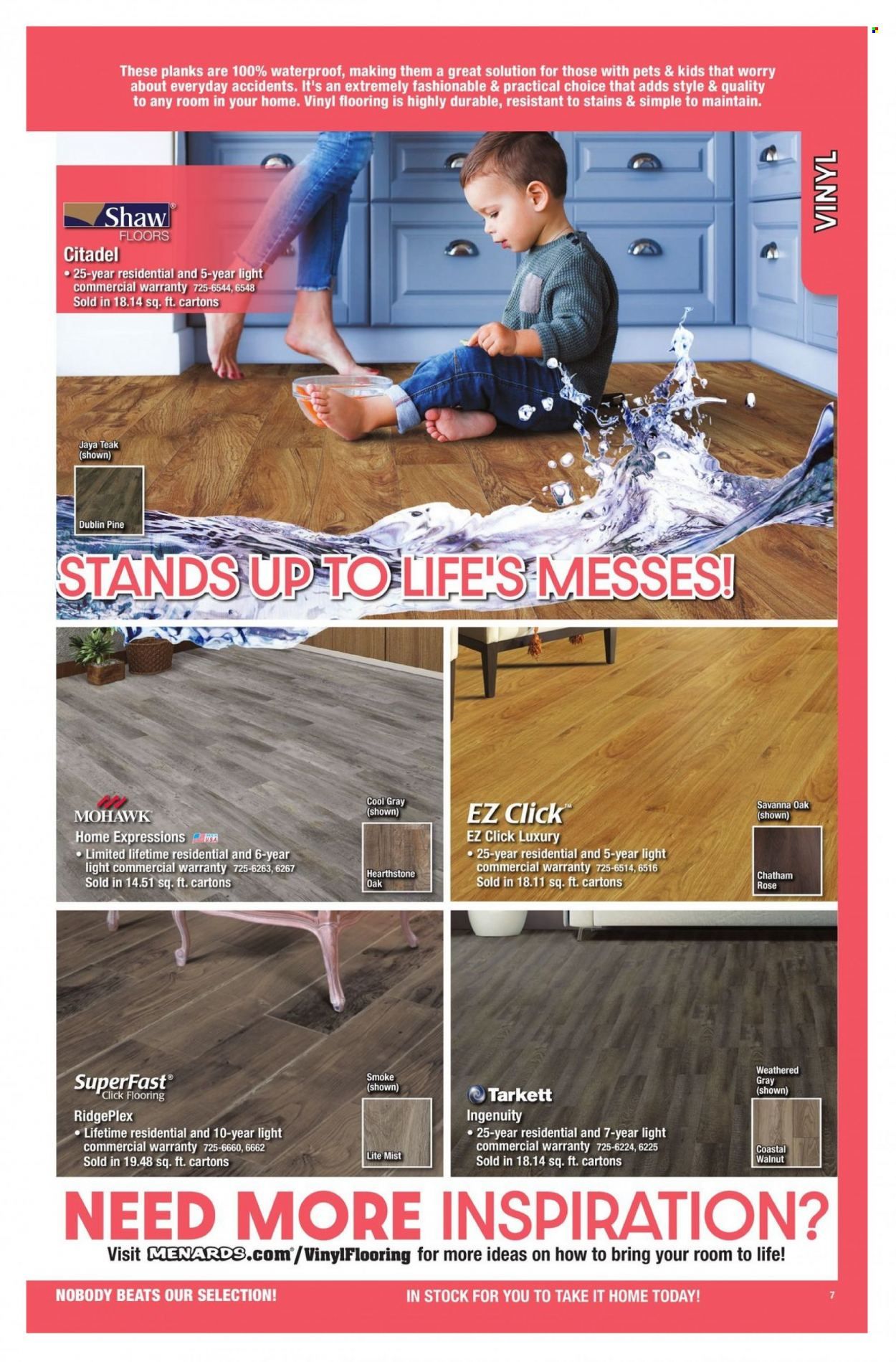 Menards Flooring Catalog 2023 - Page 7