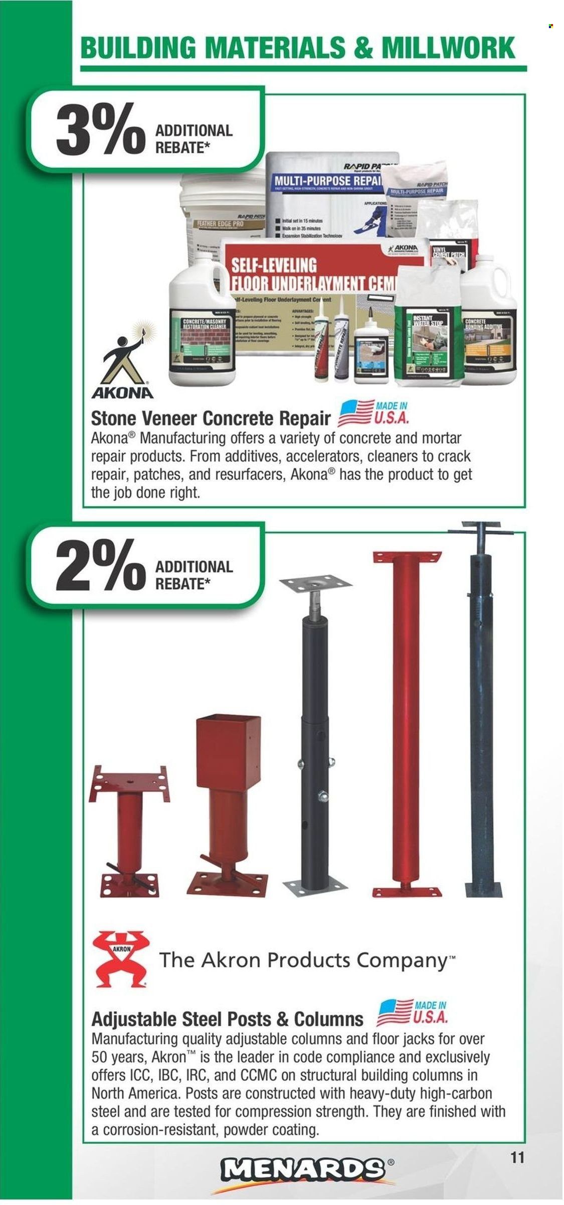 Menards Contract Rebate Program 2023 - Page 11