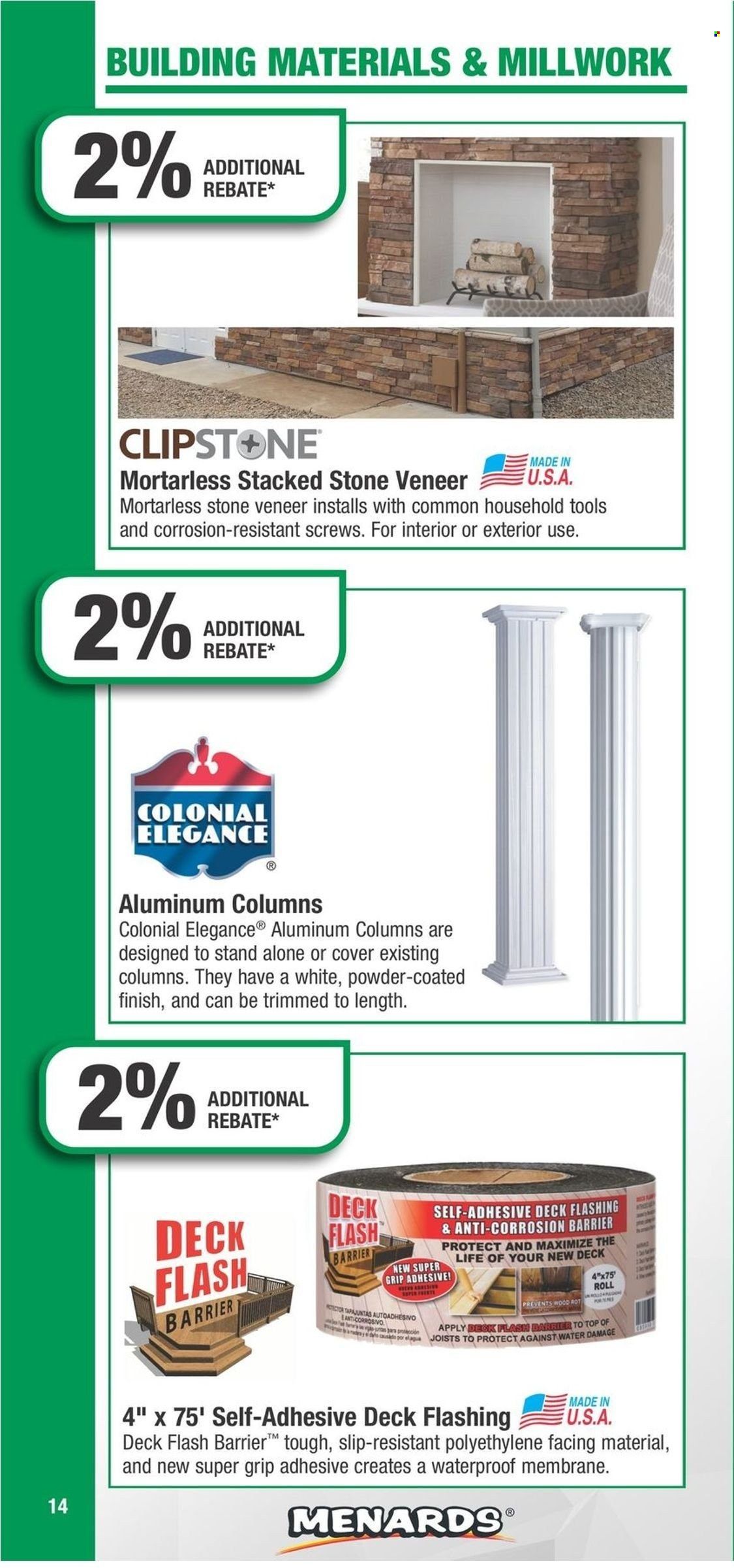 Menards Contract Rebate Program 2023 - Page 14