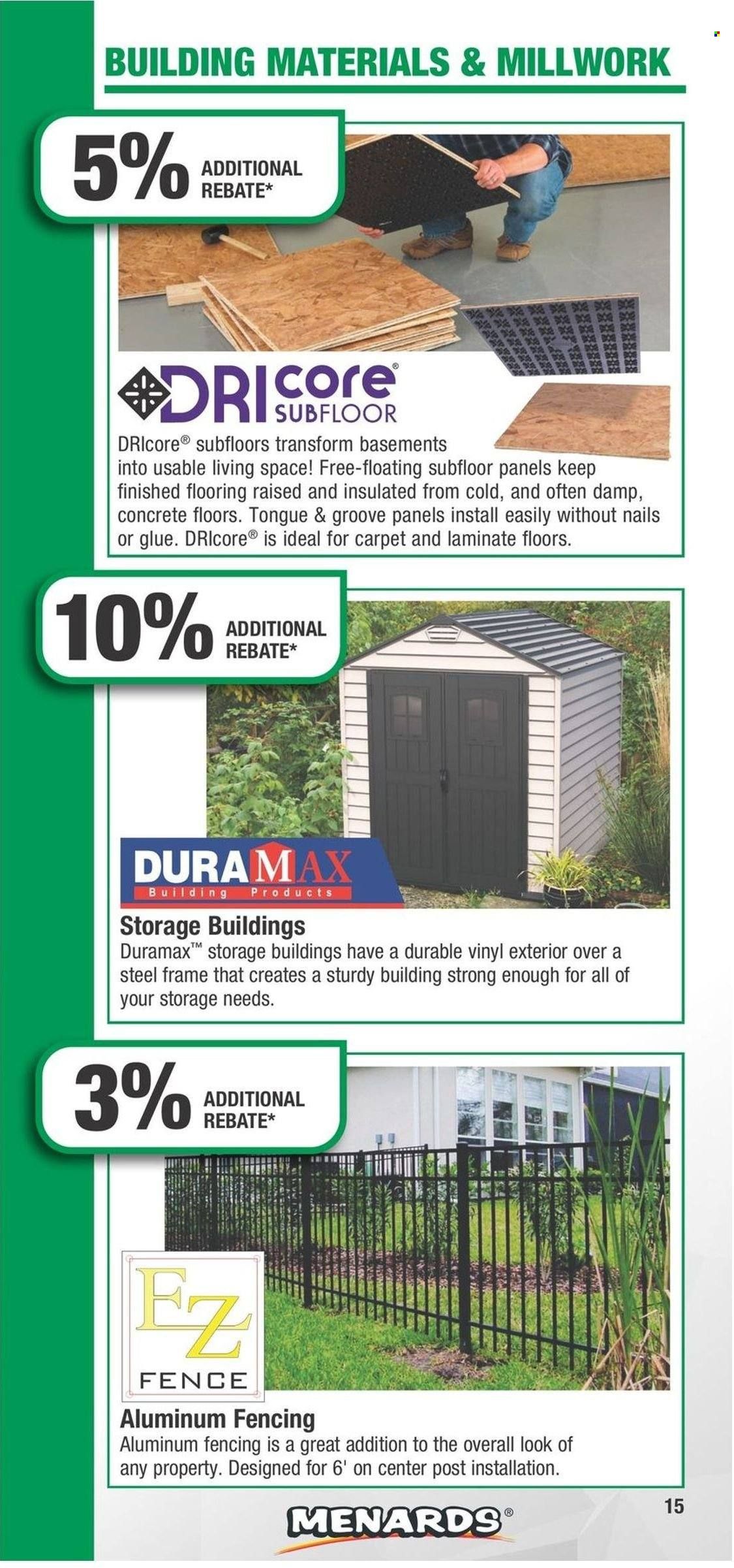 Menards Contract Rebate Program 2023 - Page 15