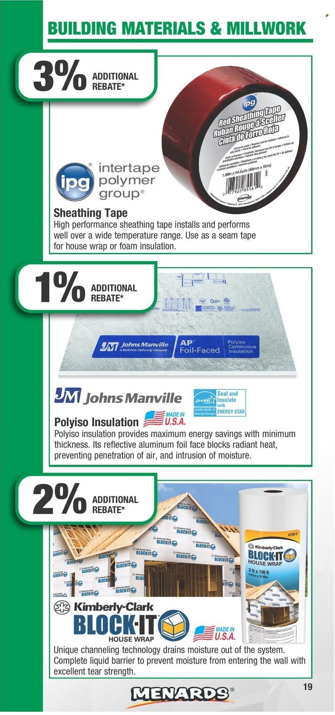 Menards Contract Rebate Program 2023 - Page 19