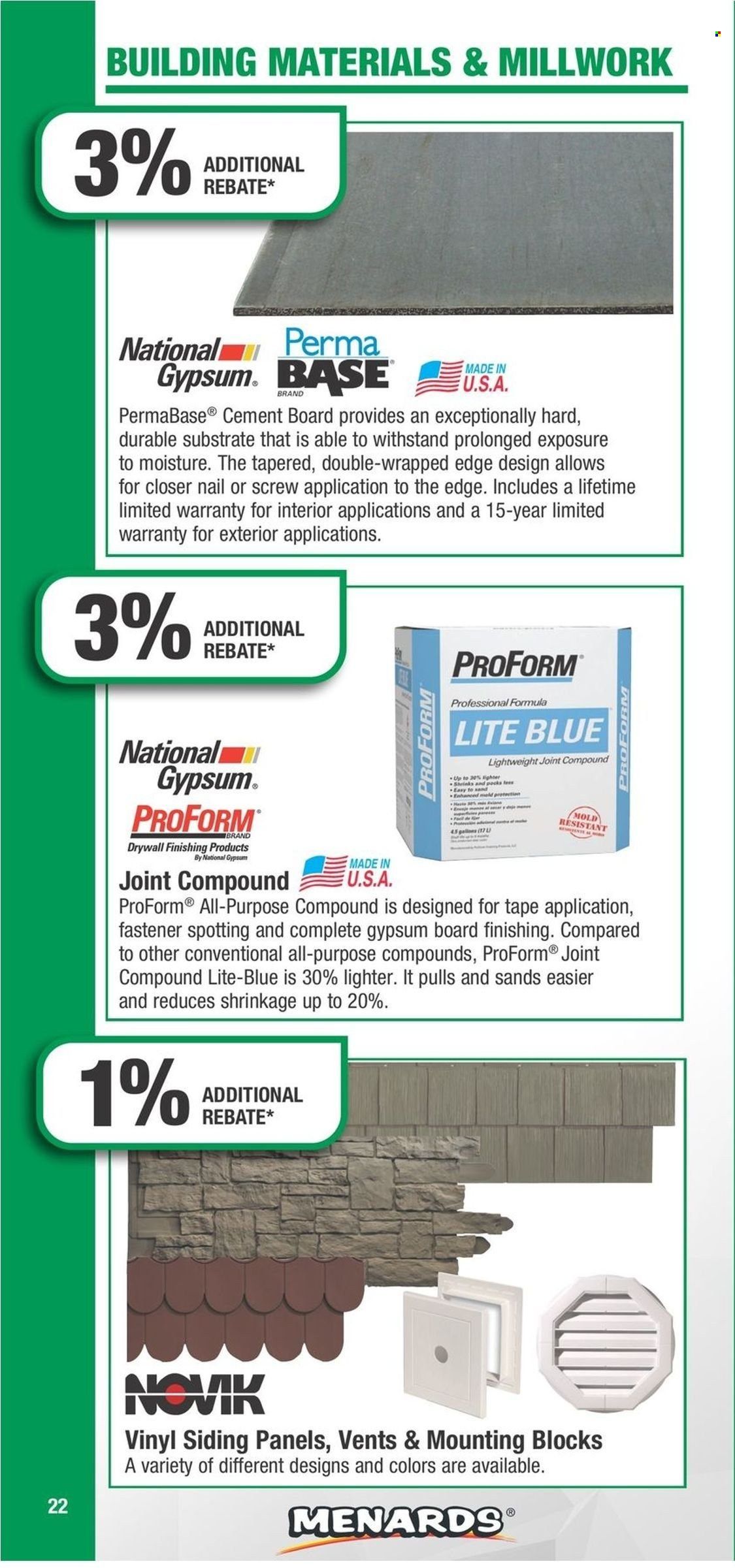 Menards Contract Rebate Program 2023 - Page 22