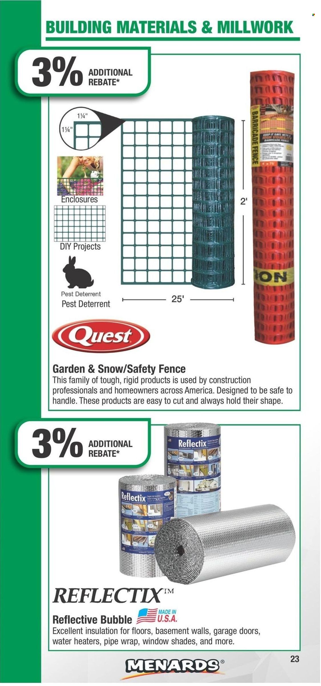 Menards Contract Rebate Program 2023 - Page 23
