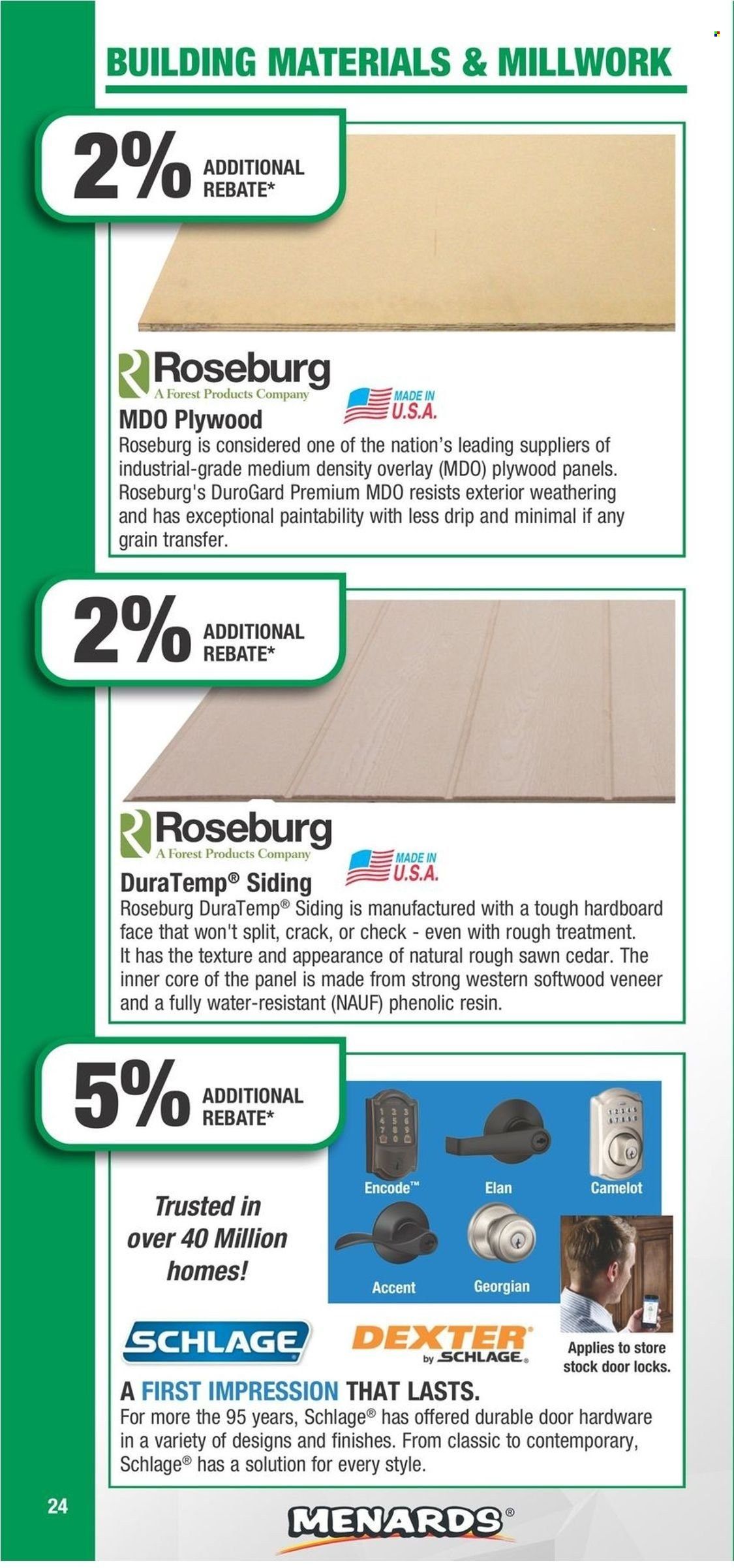 Menards Contract Rebate Program 2023 - Page 24