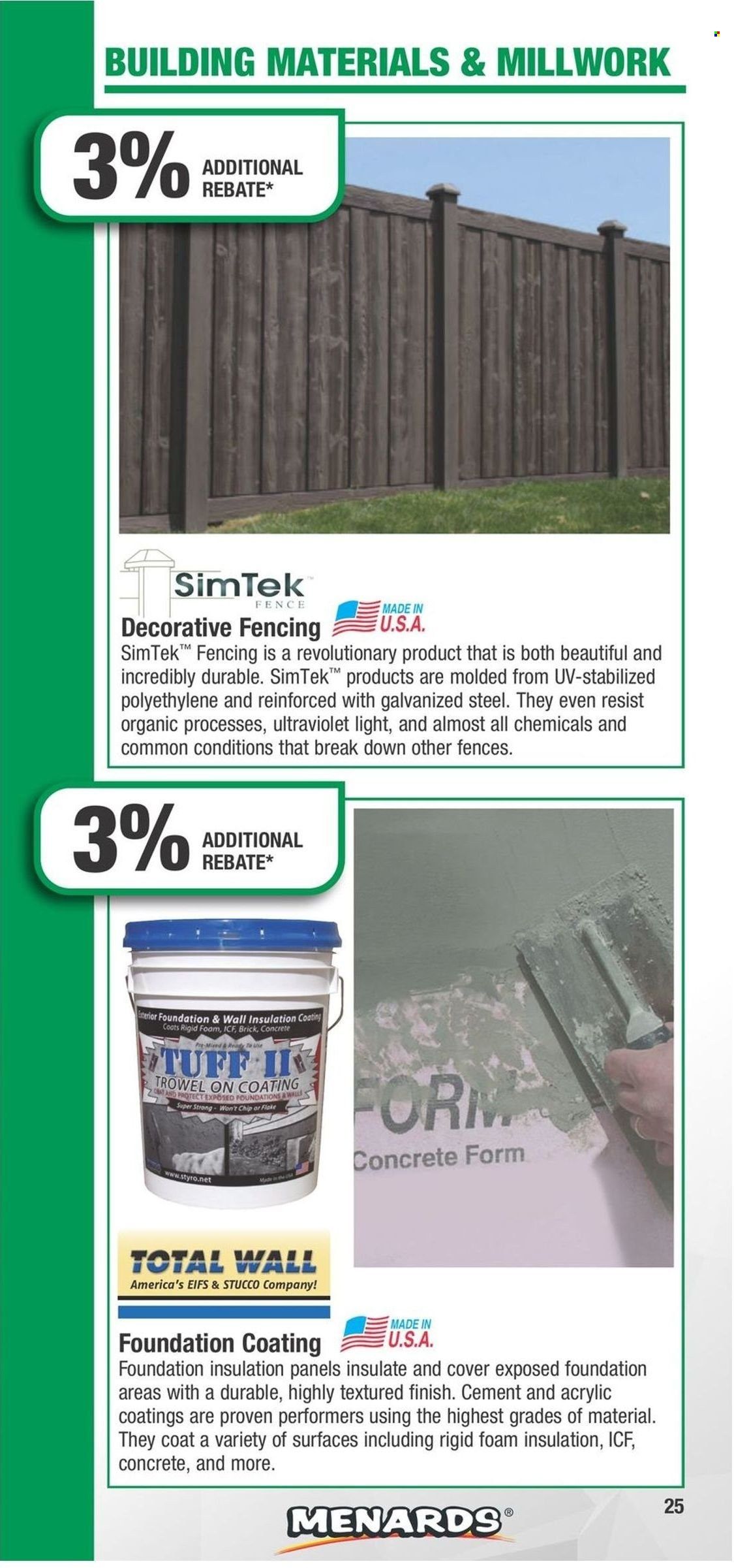 Menards Contract Rebate Program 2023 - Page 25