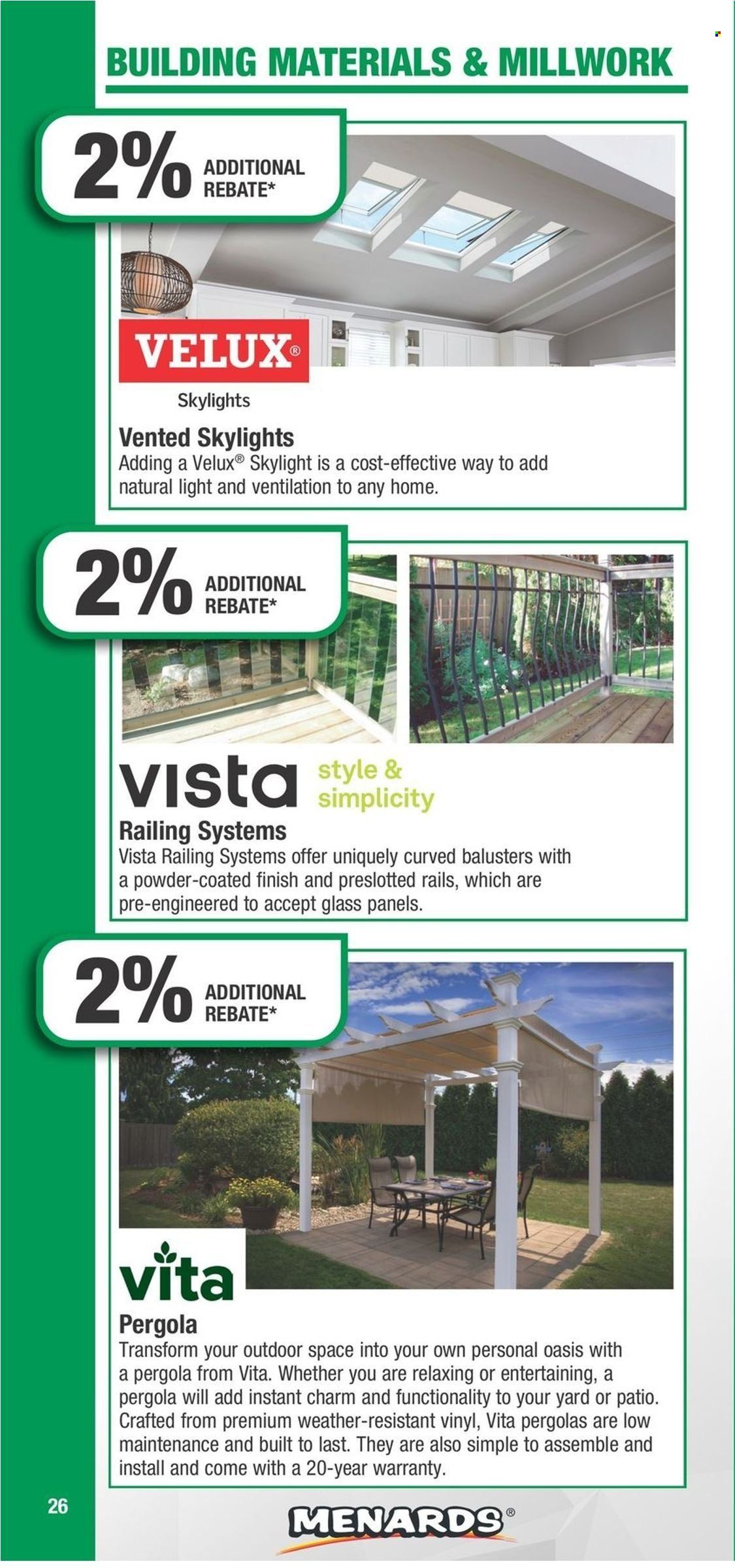 Menards Contract Rebate Program 2023 - Page 26