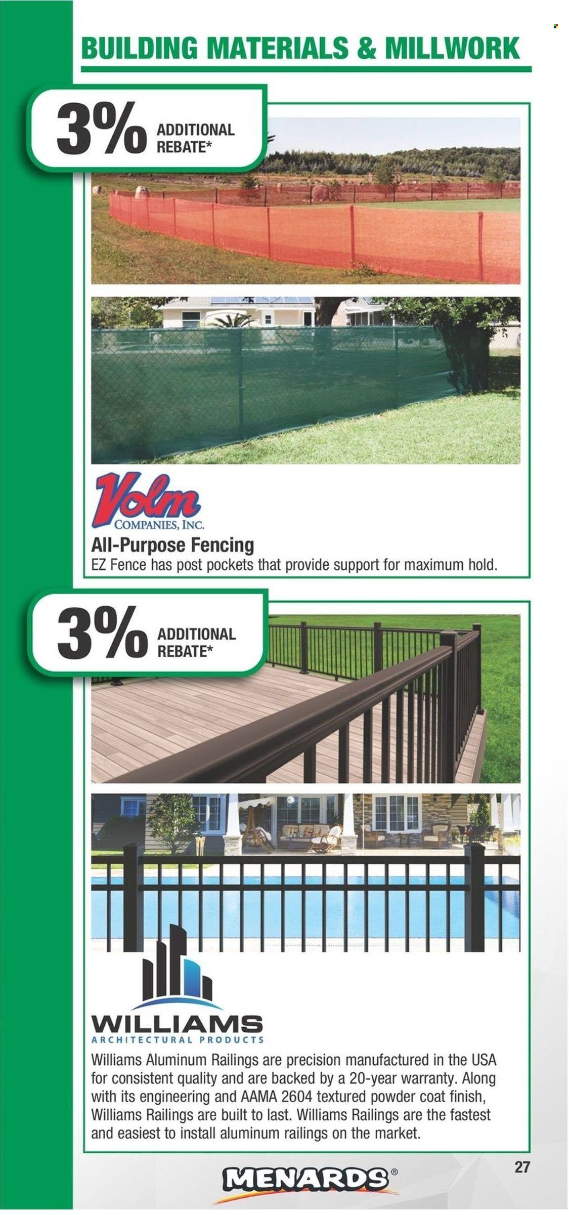 Menards Contract Rebate Program 2023 - Page 27