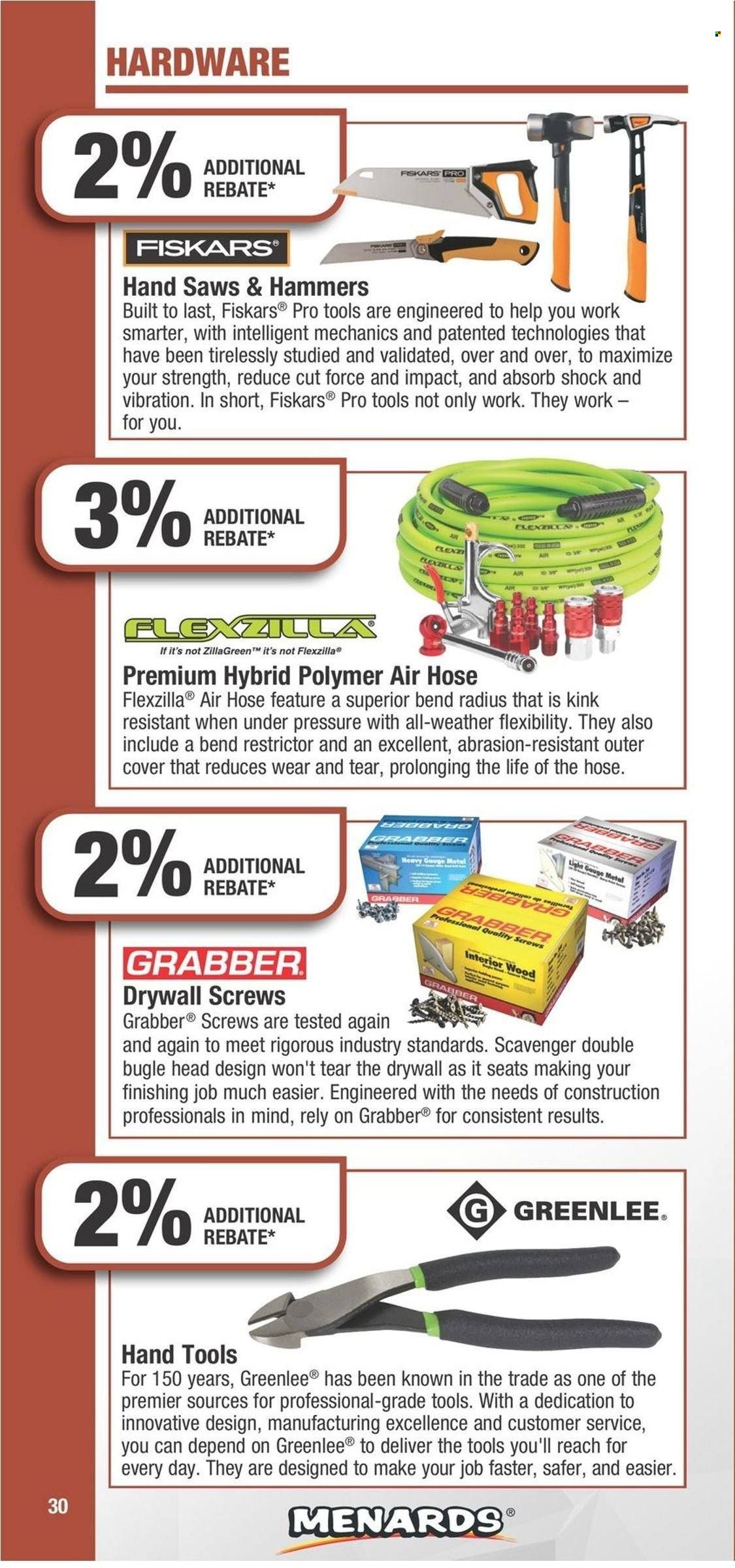 Menards Contract Rebate Program 2023 - Page 30