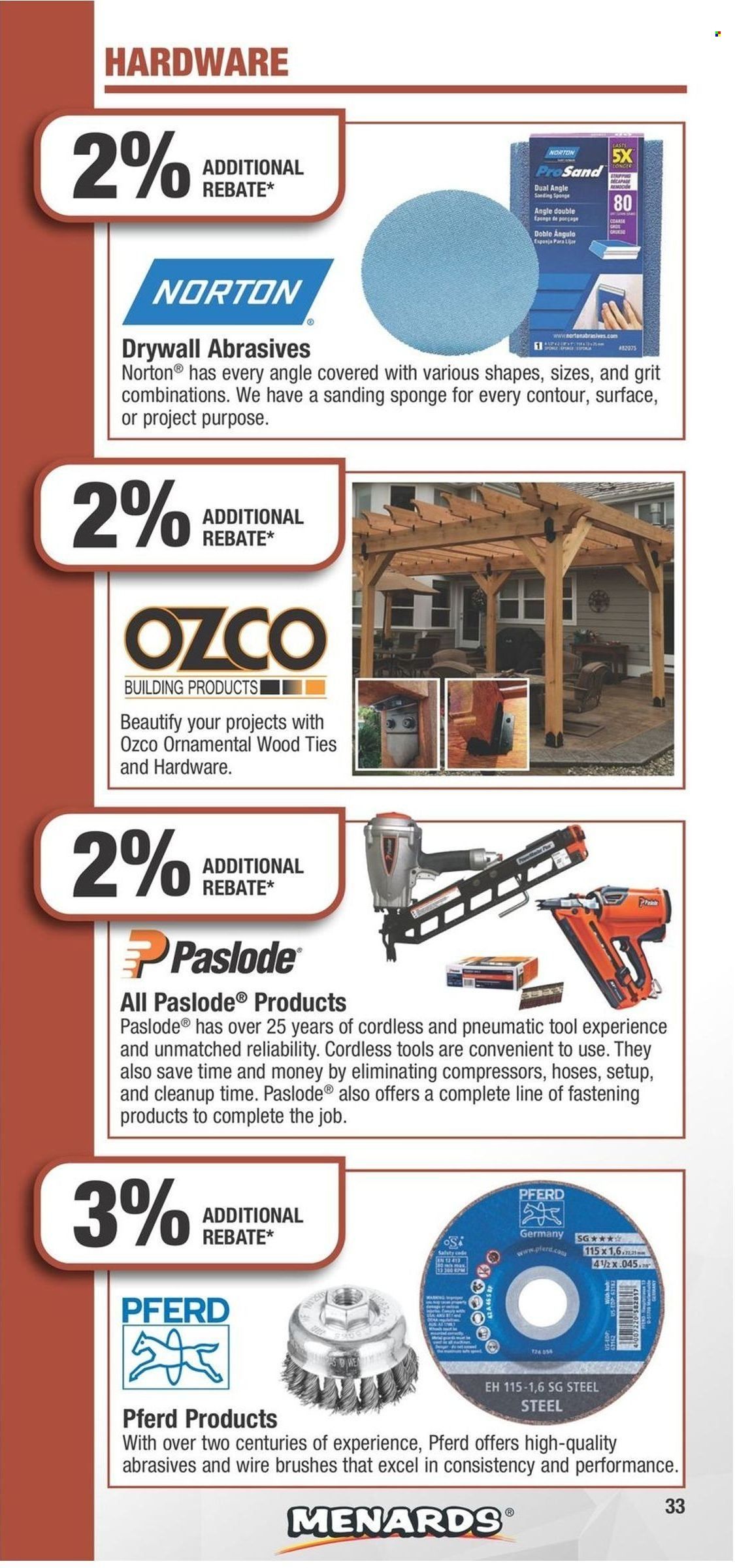 Menards Contract Rebate Program 2023 - Page 33