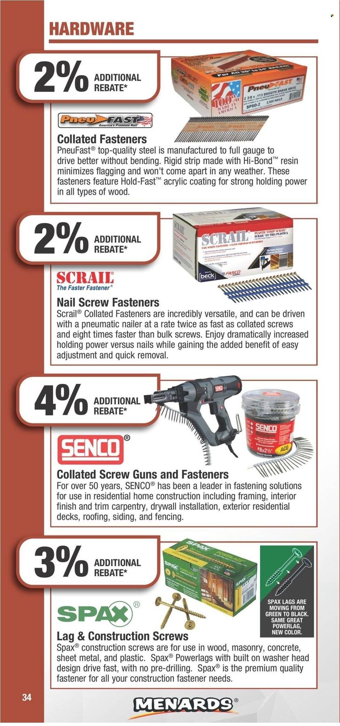 Menards Contract Rebate Program 2023 - Page 34