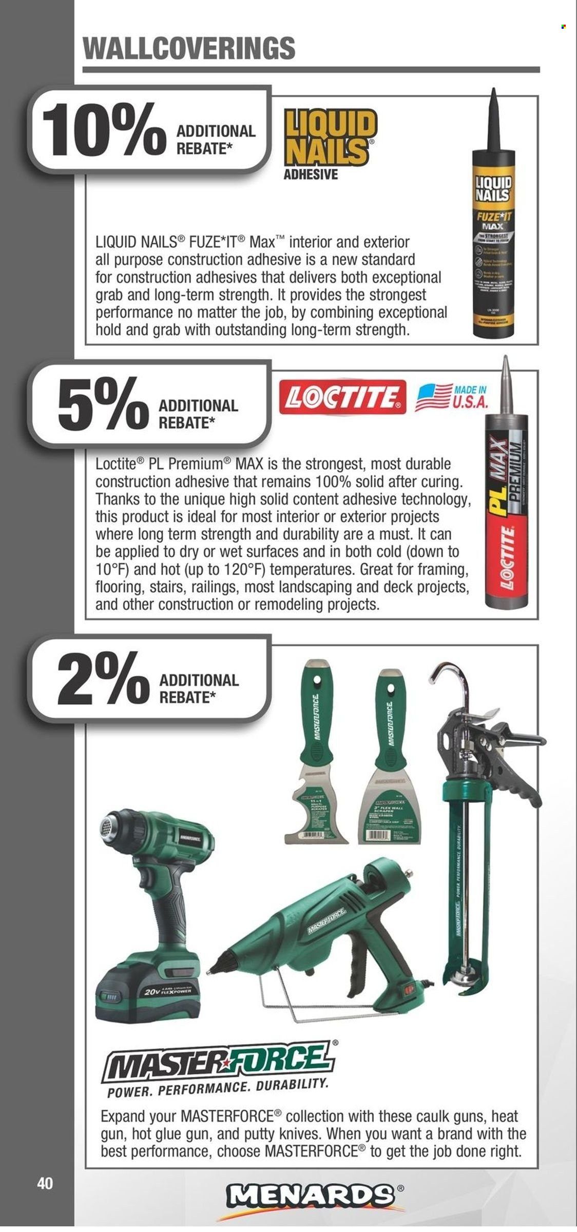 Menards Contract Rebate Program 2023 - Page 40