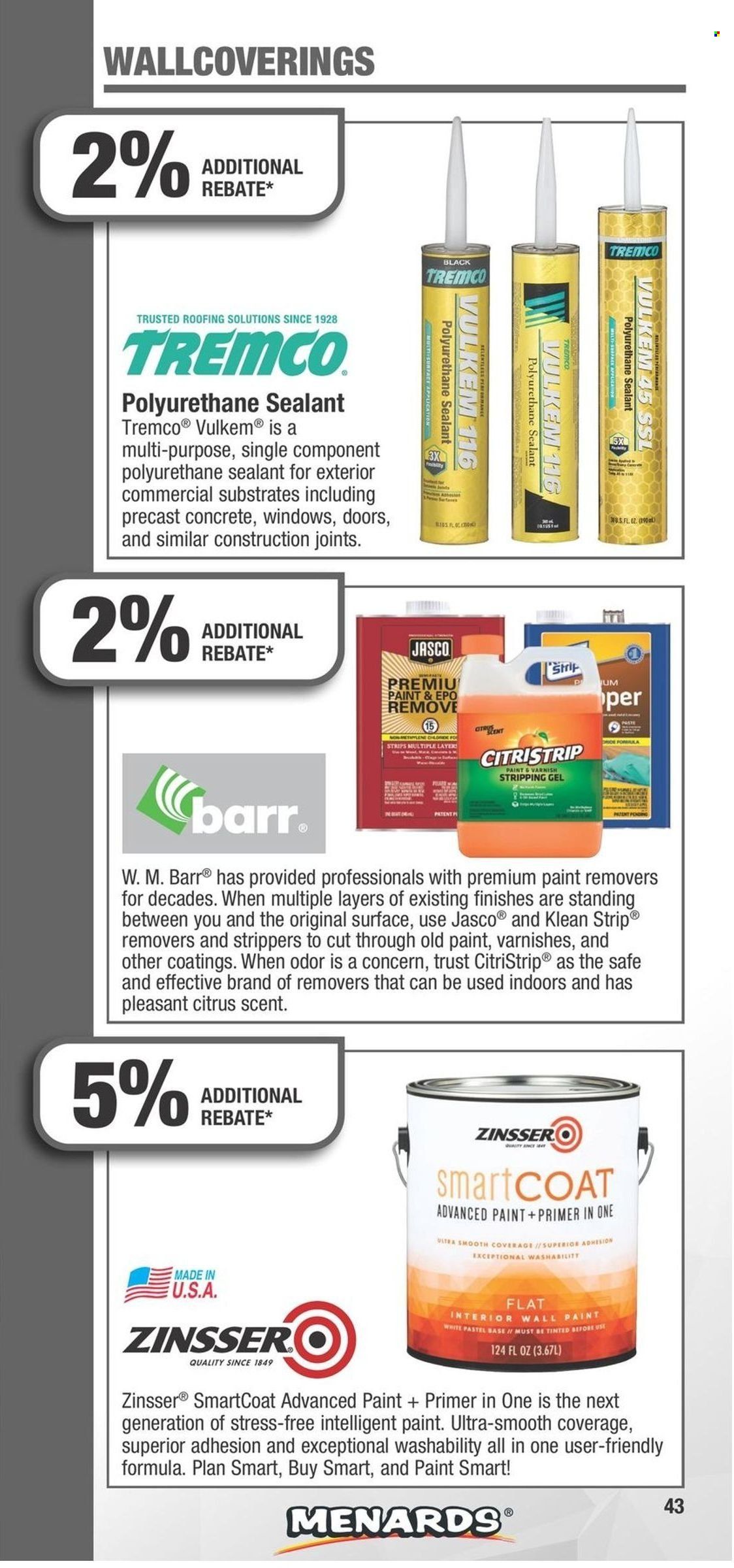 Menards Contract Rebate Program 2023 - Page 43