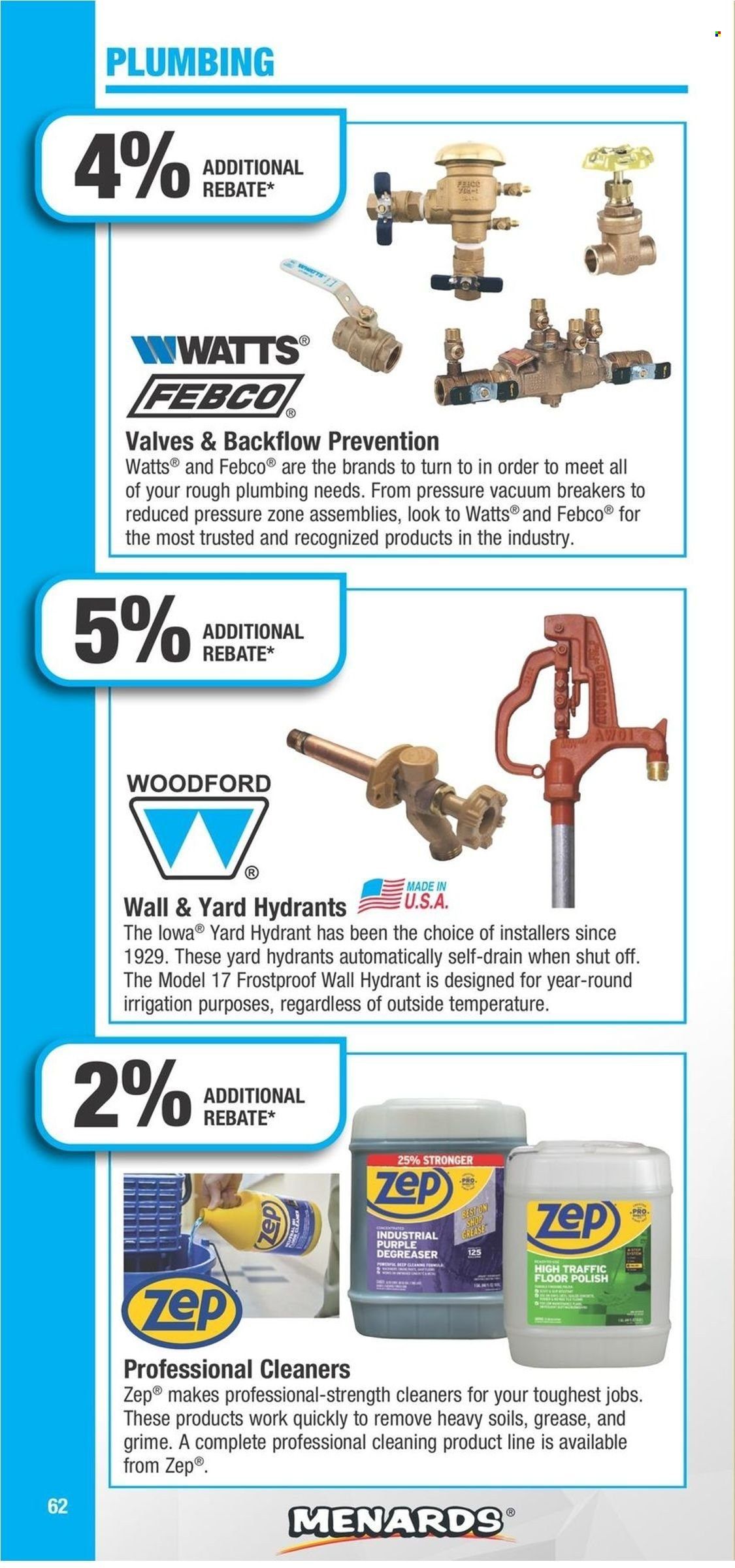 Menards Contract Rebate Program 2023 - Page 62