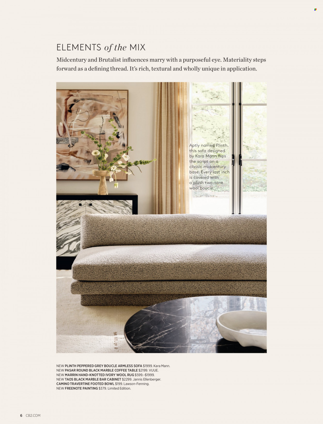 CB2 Spring 2023 Catalog - Page 6