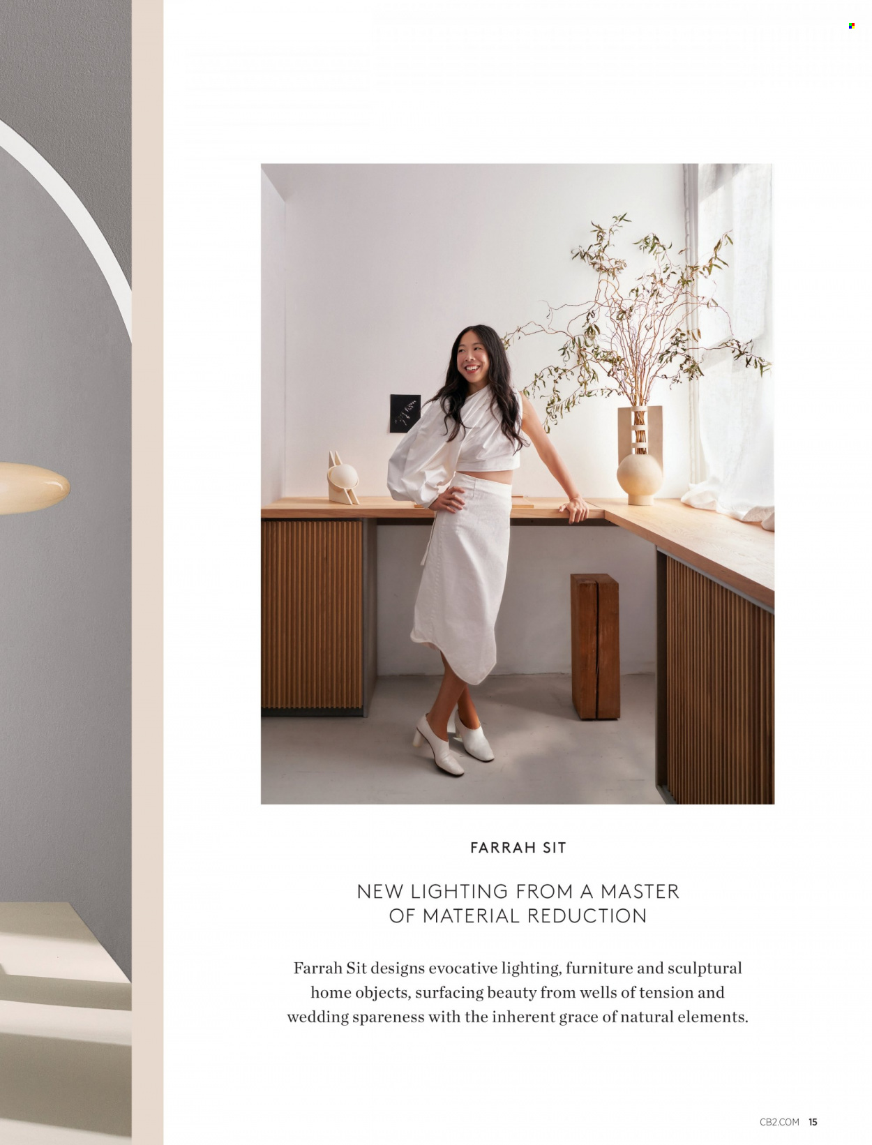 CB2 Spring 2023 Catalog - Page 15