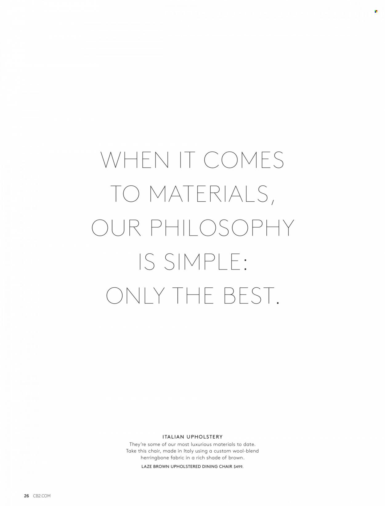 CB2 Spring 2023 Catalog - Page 26
