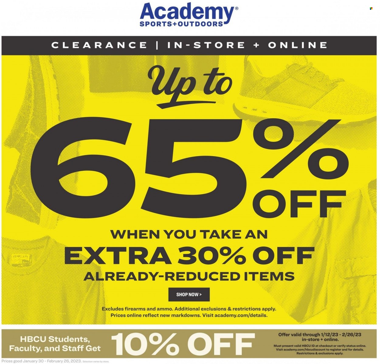 Academy Sports + Outdoors Ad - Page 1