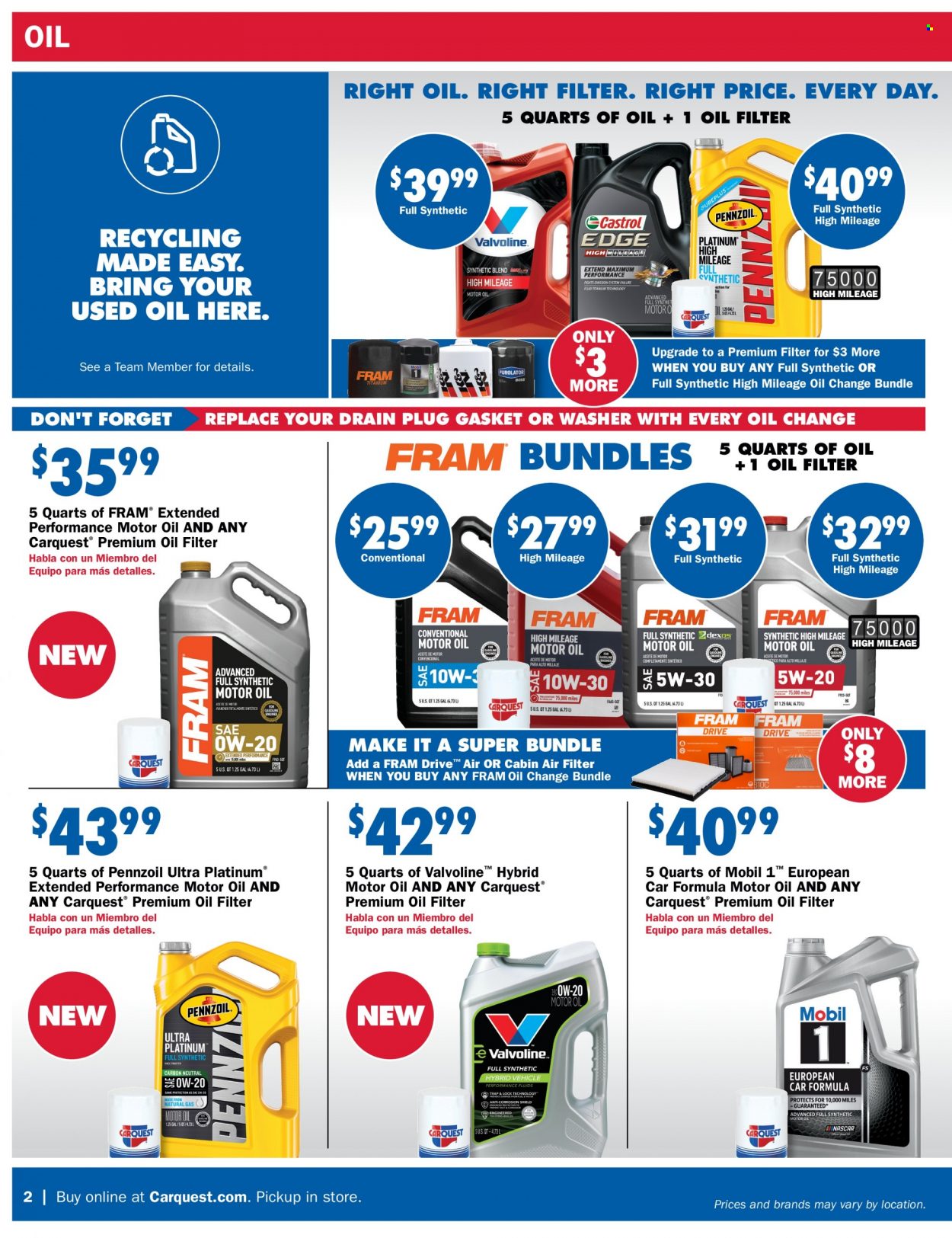 Carquest Auto Parts Ad - Page 2