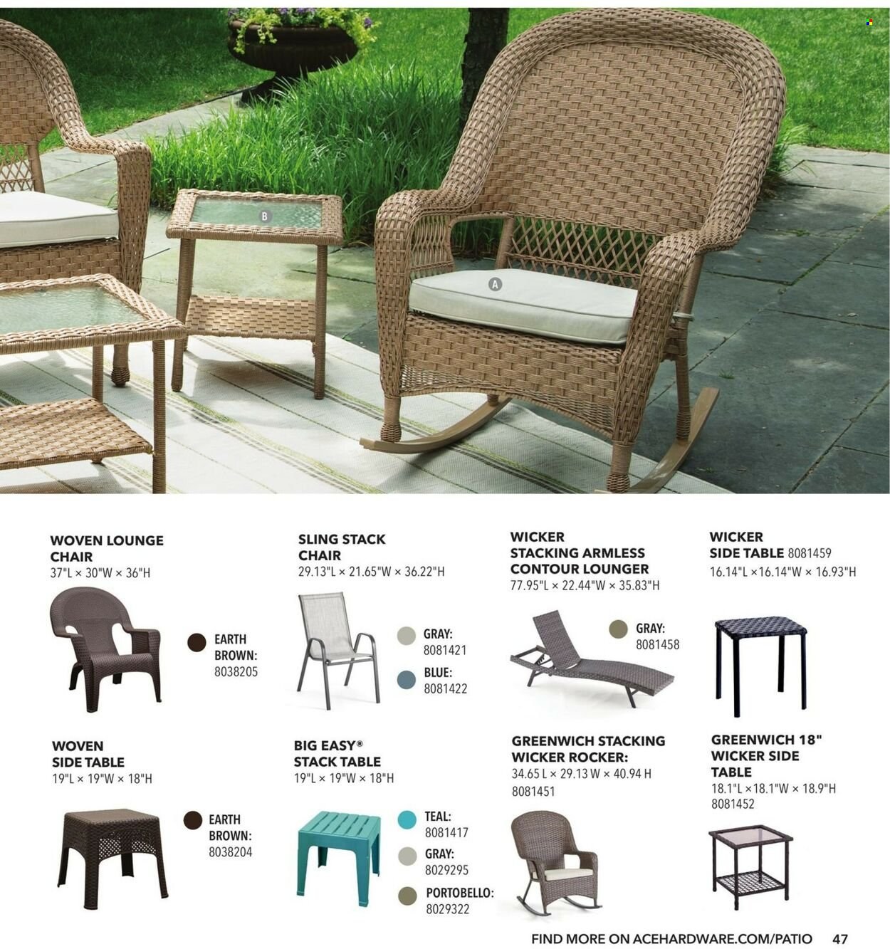 Ace Hardware Outdoor Living Catalog 2023 - Page 47