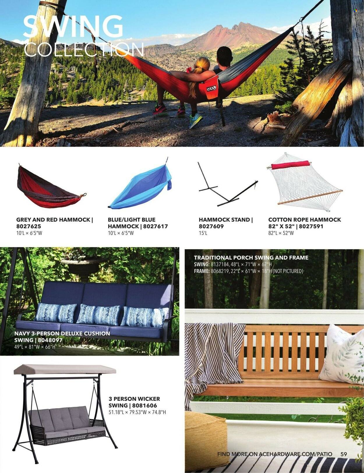 Ace Hardware Outdoor Living Catalog 2023 - Page 59