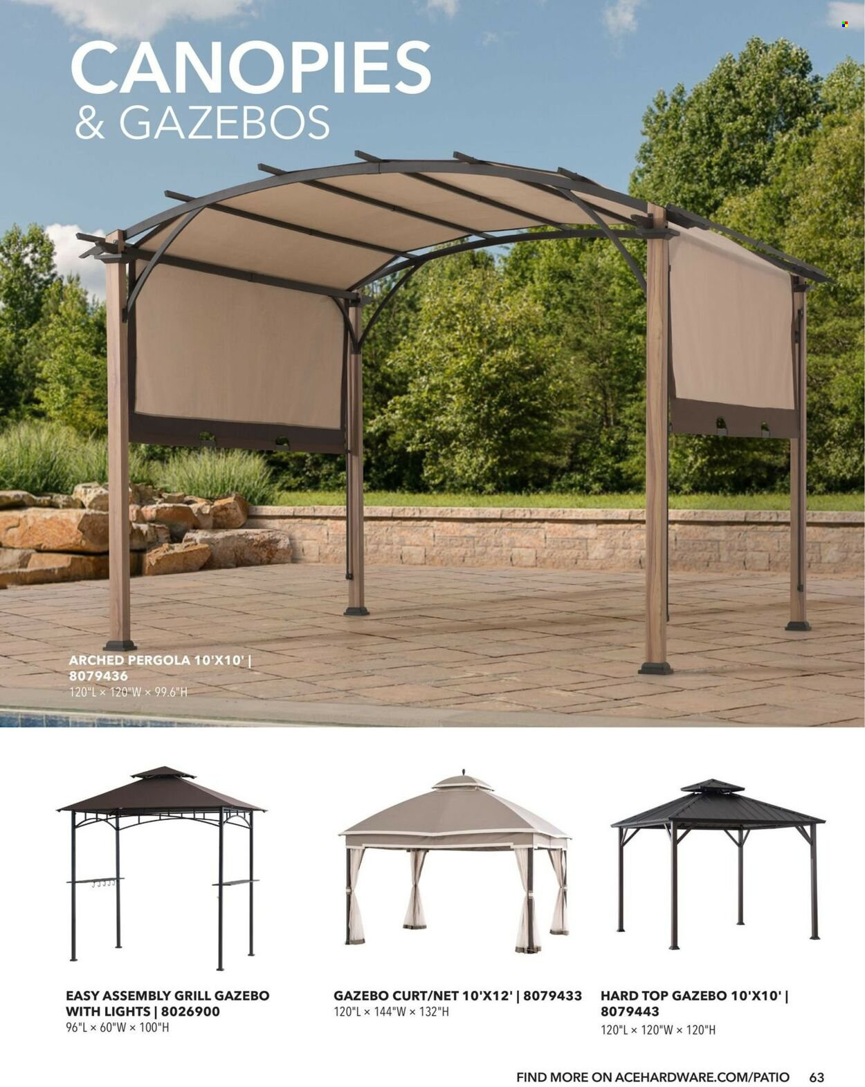 Ace Hardware Outdoor Living Catalog 2023 - Page 63