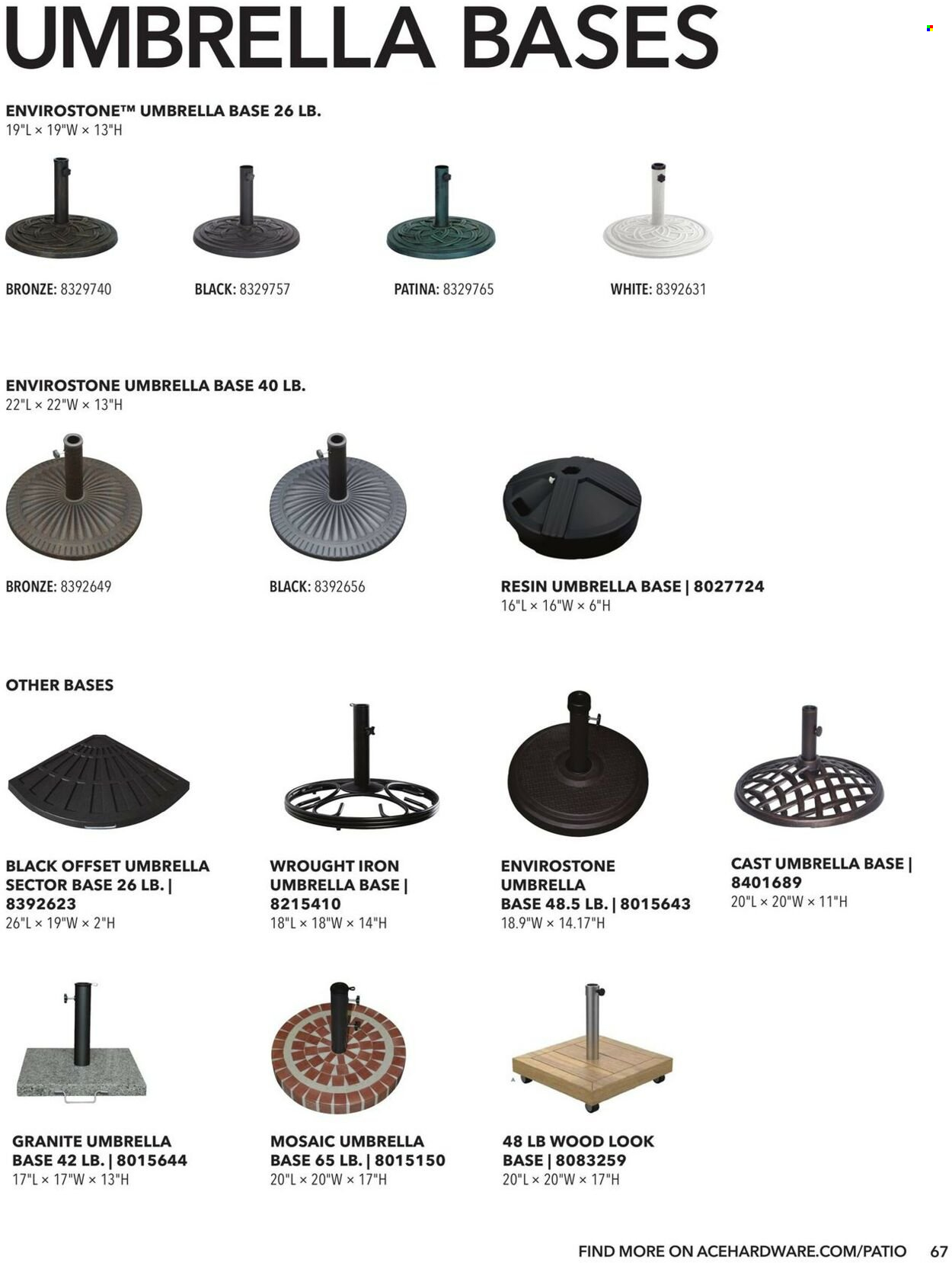 Ace Hardware Outdoor Living Catalog 2023 - Page 67