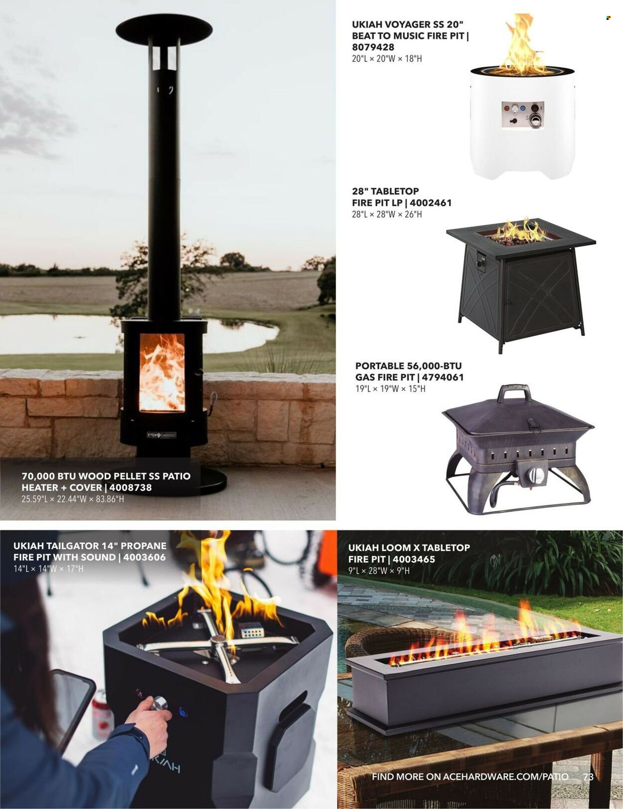 Ace Hardware Outdoor Living Catalog 2023 - Page 73