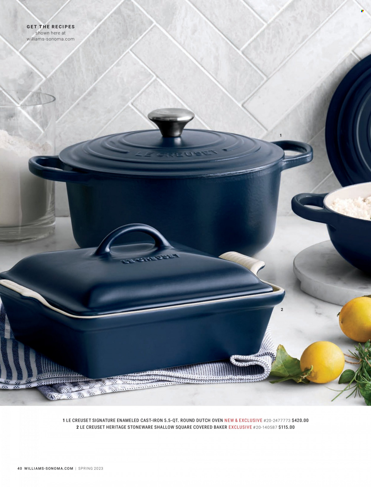 Williams:Sonoma Spring 2023 Catalog - Page 40