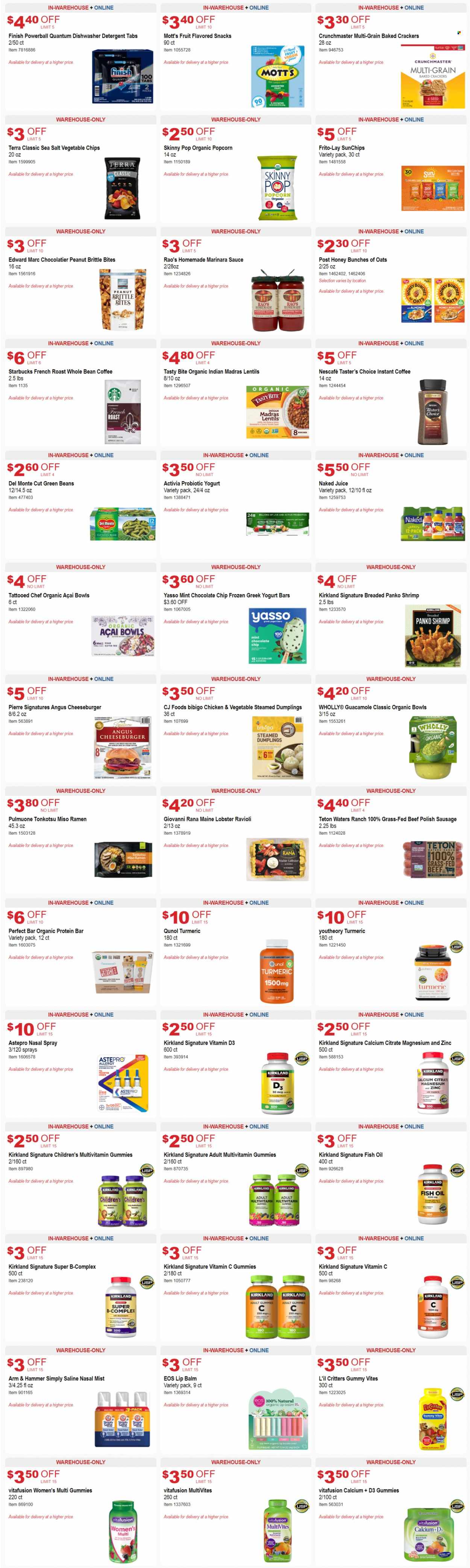 Costco In-Warehouse and Online Savings - Page 4