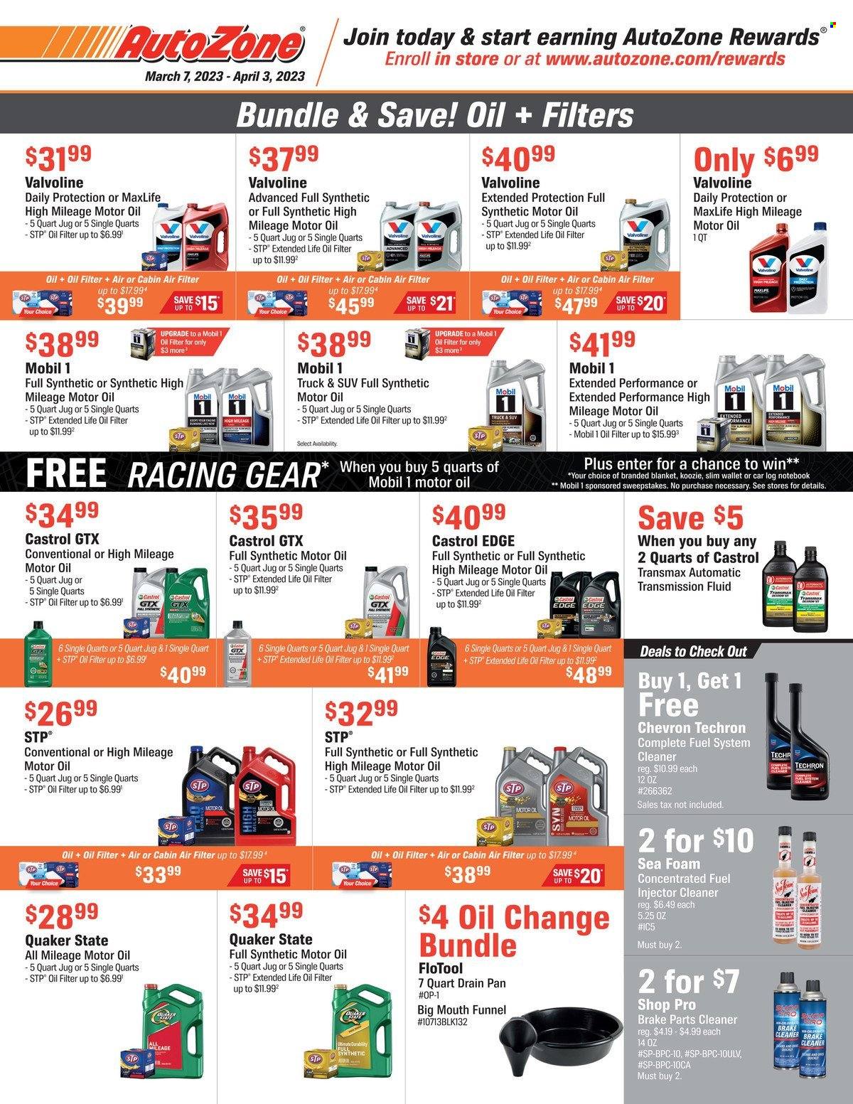 AutoZone Ad - Page 1