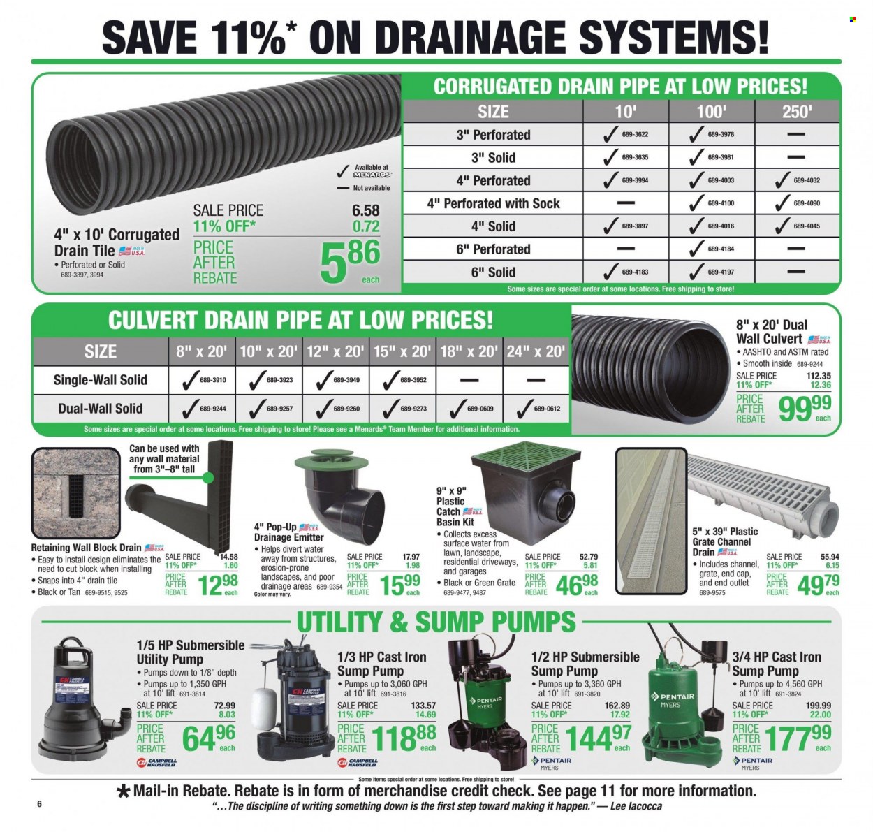 Menards Ad - Page 11