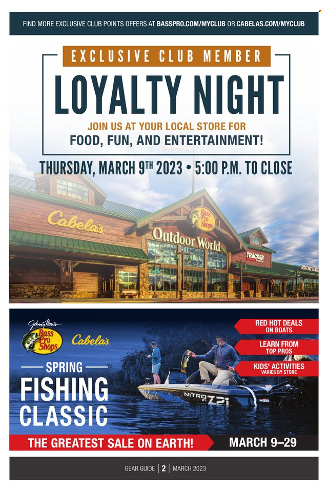 Bass Pro Shops + Cabela's Member Only Exclusive Club Offers - Page 2