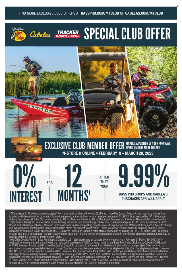 Bass Pro Shops + Cabela's Member Only Exclusive Club Offers - Page 4