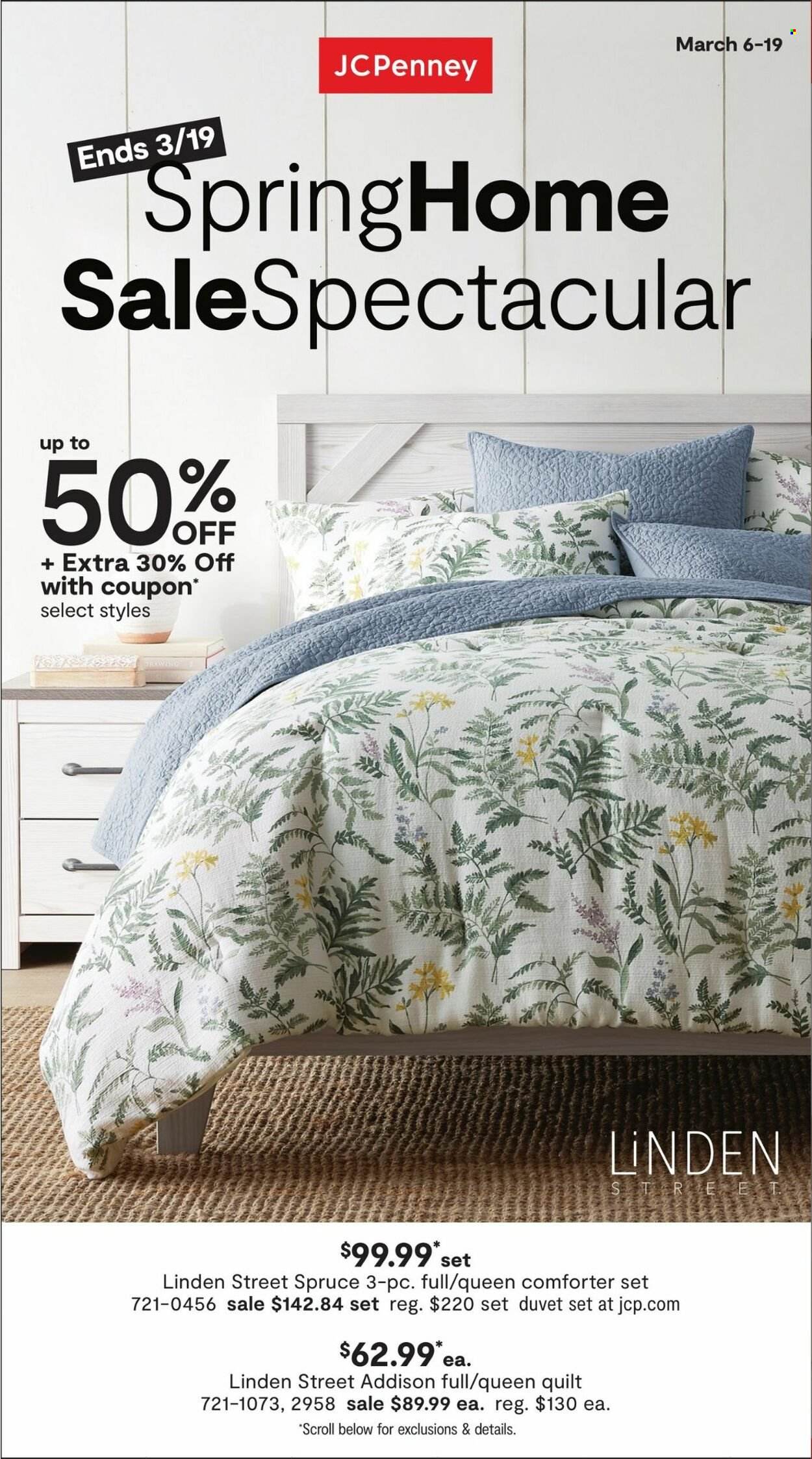 JCPenney Spring Home Spectacular Sale - Page 1