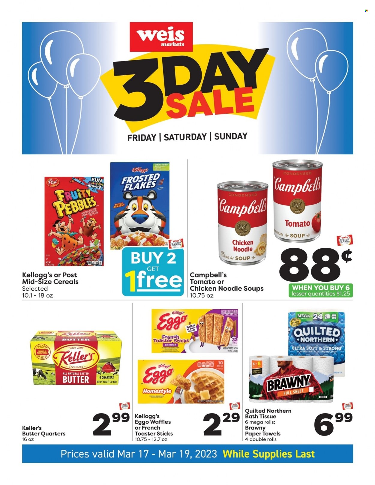 Weis Markets 3 Day Sale - Page 1