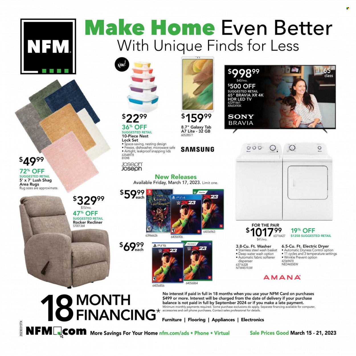 Nebraska Furniture Mart Ad - Page 1