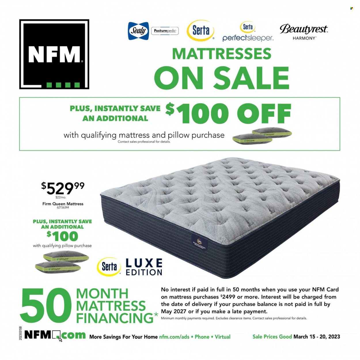 Nebraska Furniture Mart Mattress Ad - Page 1