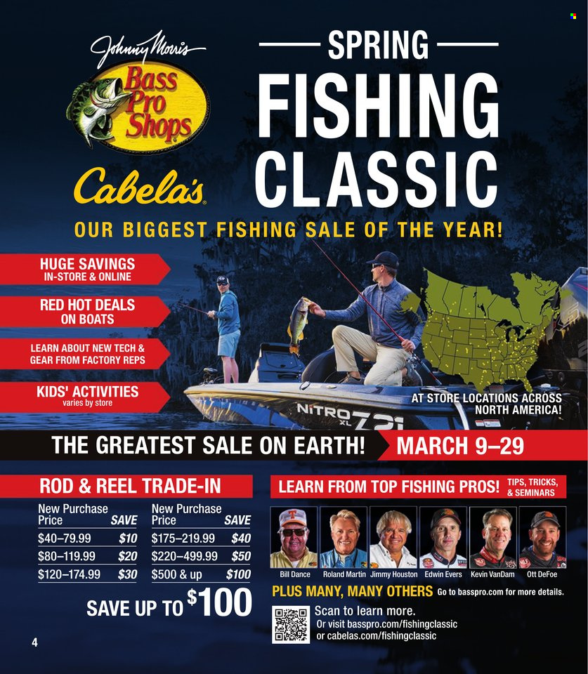 Cabela's + Bass Pro Shops - Bass Fishing Specialist Catalog 2023 - Page 4