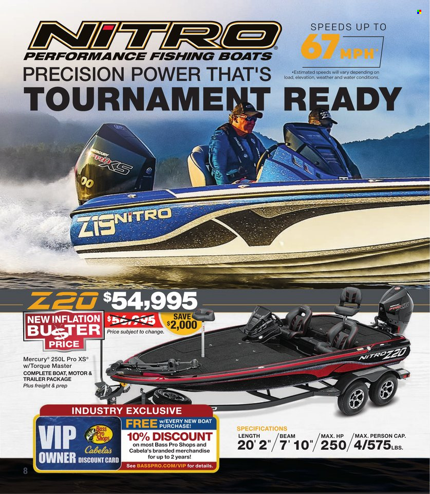 Cabela's + Bass Pro Shops - Bass Fishing Specialist Catalog 2023 - Page 8