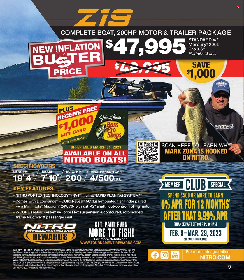 Cabela's + Bass Pro Shops - Bass Fishing Specialist Catalog 2023 - Page 9