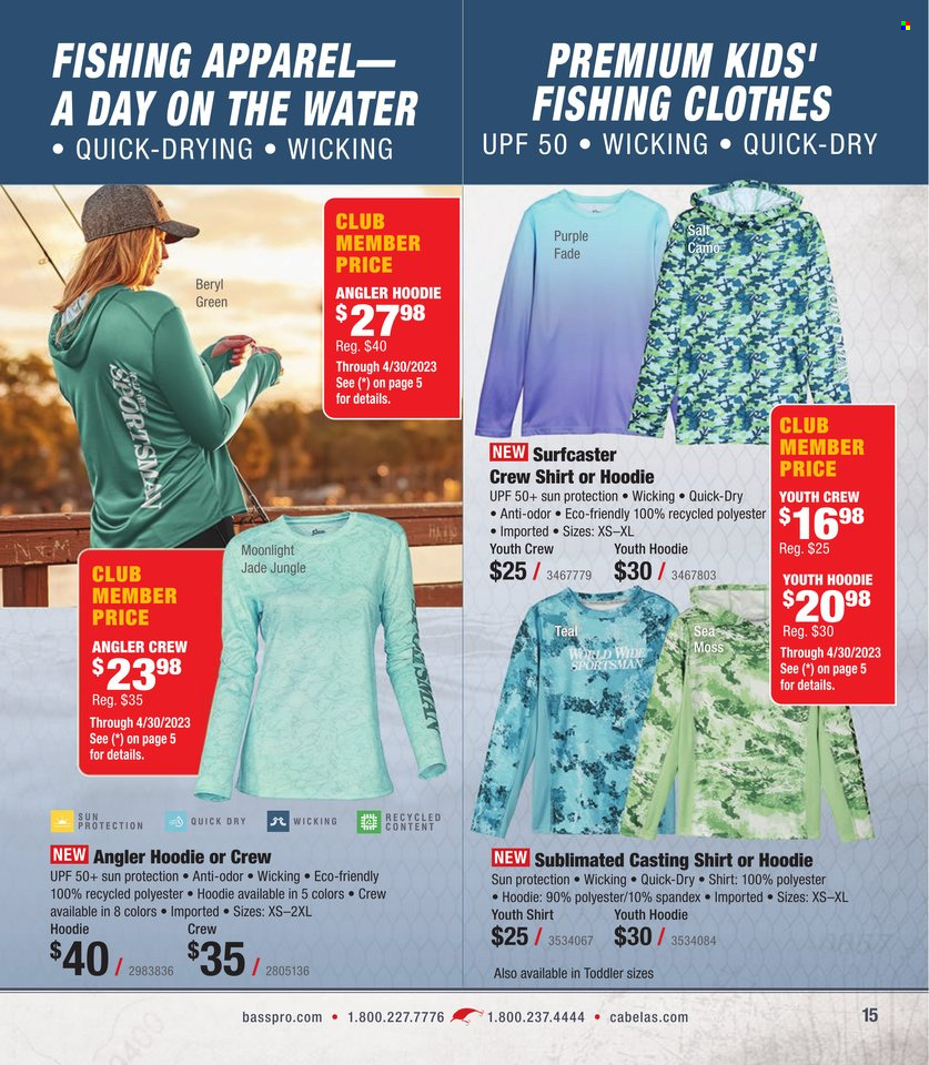 Cabela's + Bass Pro Shops - Bass Fishing Specialist Catalog 2023 - Page 15