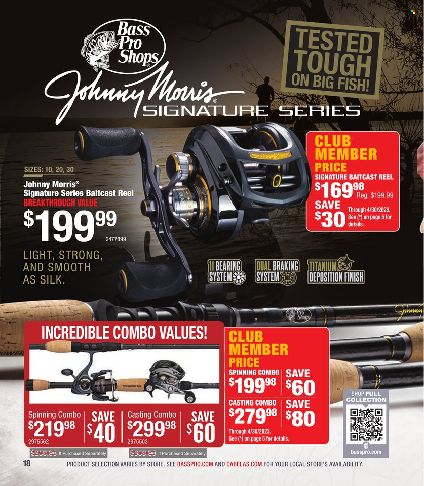 Cabela's + Bass Pro Shops - Bass Fishing Specialist Catalog 2023 - Page 18