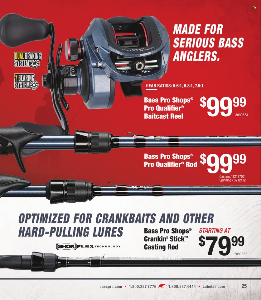 Cabela's + Bass Pro Shops - Bass Fishing Specialist Catalog 2023 - Page 25