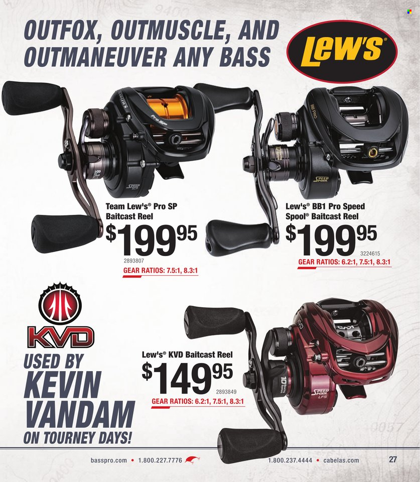 Cabela's + Bass Pro Shops - Bass Fishing Specialist Catalog 2023 - Page 27